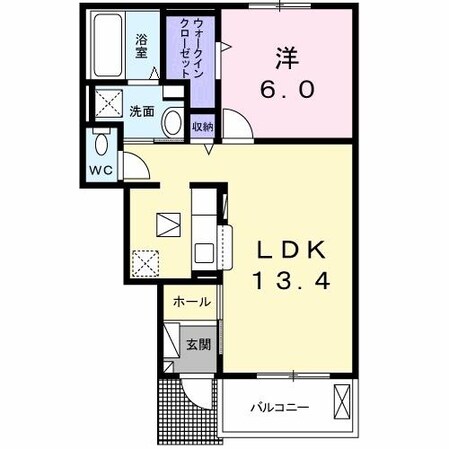 リヴェール西脇の物件間取画像